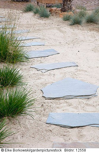 Trittplatten im Sand