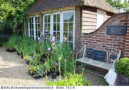 Gartenhaus und Pflanzenstube