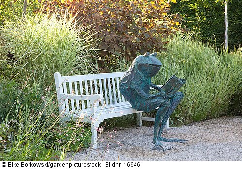 Froschskulptur von Beau Smith frog sculpture made by Beau Smith