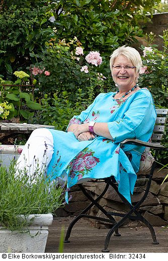 Gartenbesitzerin Gabi Schepers