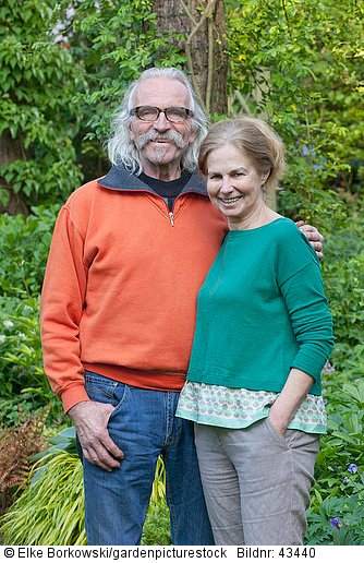 Gartenbesitzer  Dirk und Vera Ampe