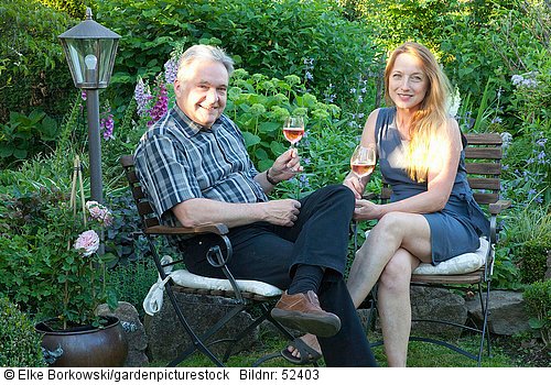 Gartenbesitzer  Wolfram und Kerstin Föllmann